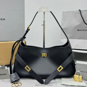 Balenciaga Bel Air Small Shoulder Bag Black